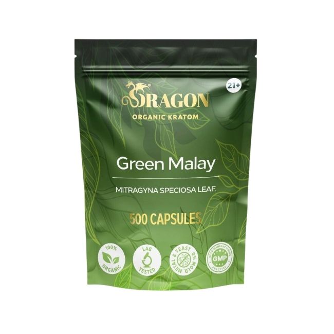DRAGON ORGANIC KRATOM 500CT/ CAPSULES BAG - Image 2
