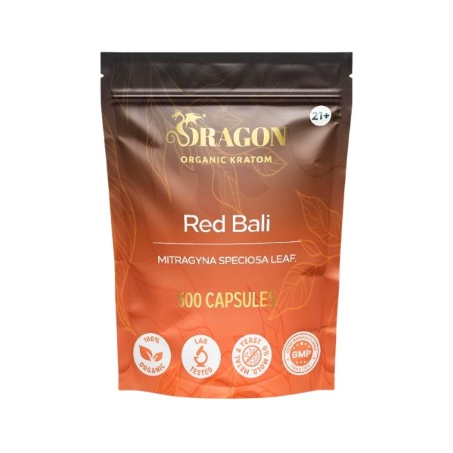 DRAGON ORGANIC KRATOM 500CT/ CAPSULES BAG - Image 4