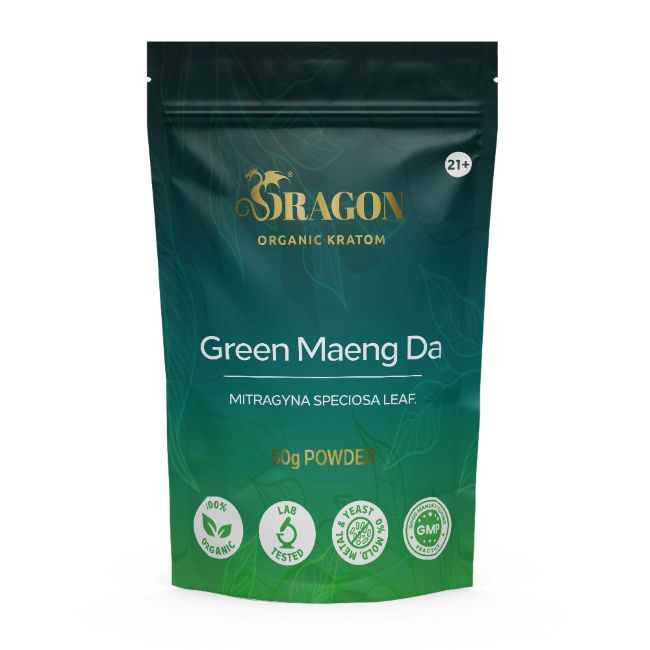 DRAGON ORGANIC KRATOM 500GM POWDER BAG - Image 2