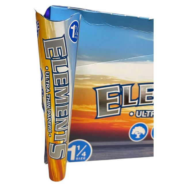 ELEMENTS 1 1/4 PRE ROLLED CONES 6PK 32CT/ BOX - Image 3