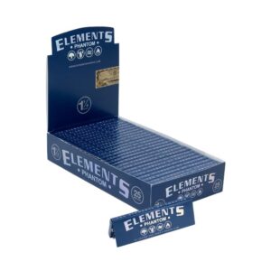 ELEMPHAN114PAPER01 ELEMENTS PHANTOM 1-1/4 SIZE ROLLING PAPER 25CT/ BOX