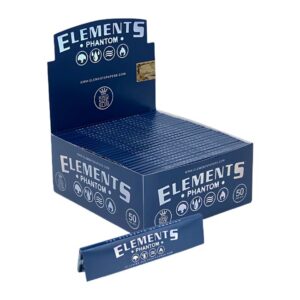 ELEMPHANKSSPAPER01 ELEMENTS PHANTOM KING SIZE SLIM ROLLING PAPER 50CT/ BOX