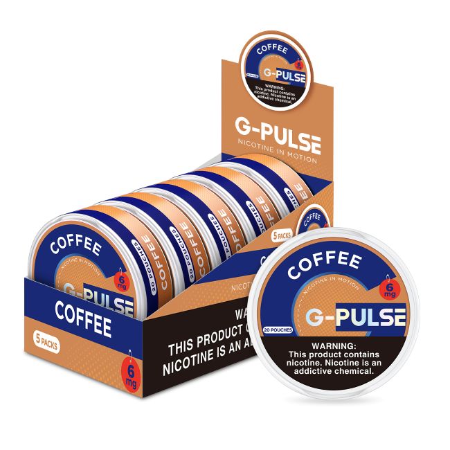 G-PULSE NICOTINE POUCHES POWERED BY GEEK BAR 20 PACK 5CT /CANS BOX - Image 3