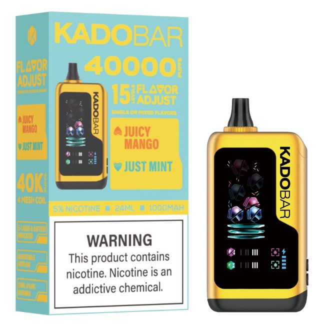 KADO BAR FLAVOR ADJUST 5% DISPOSABLE (120ML) 40K PUFFS 5CT/ BOX - Image 2