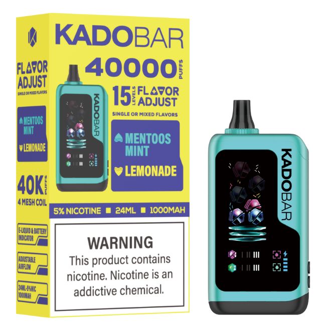 KADO BAR FLAVOR ADJUST 5% DISPOSABLE (120ML) 40K PUFFS 5CT/ BOX - Image 5