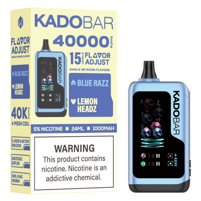 KADO BAR FLAVOR ADJUST 5% DISPOSABLE (120ML) 40K PUFFS 5CT/ BOX - Image 6