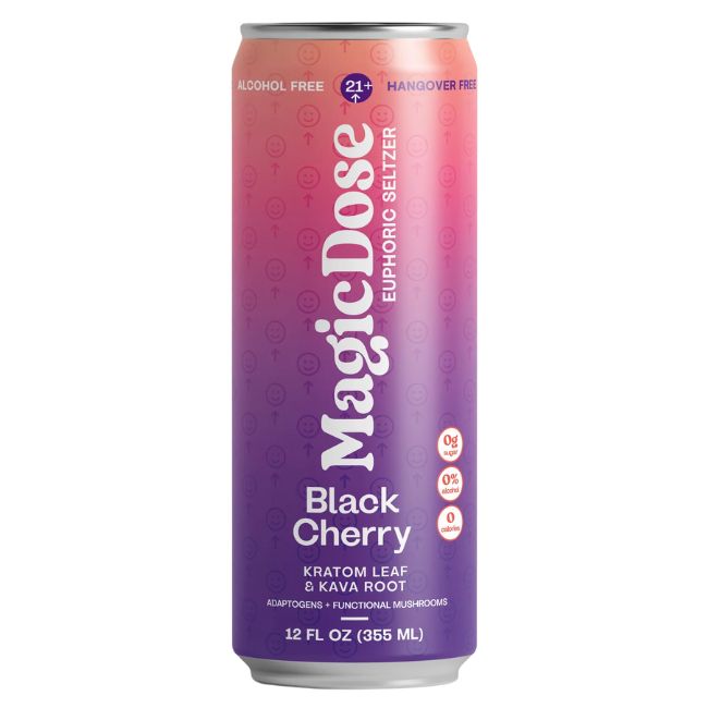 MAGIC DOSE KRATOM LEAF & KAVA ROOT EUPHORIC SELTZER DRINK (12OZ 355ML/ CAN) 12CT/ CASE - Image 5