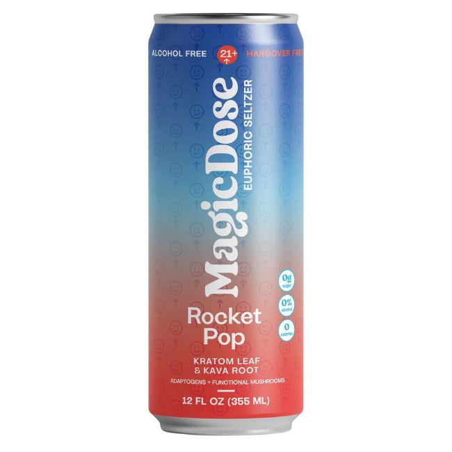MAGIC DOSE KRATOM LEAF & KAVA ROOT EUPHORIC SELTZER DRINK (12OZ 355ML/ CAN) 12CT/ CASE - Image 6