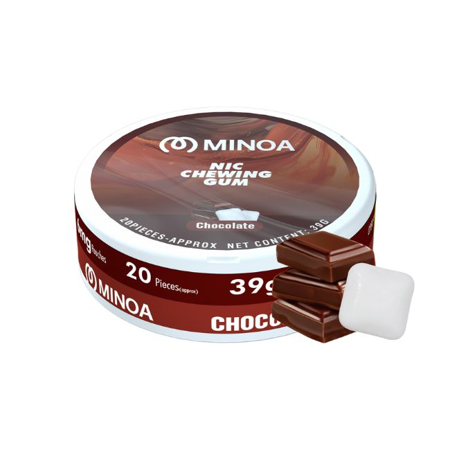 MINOA NIC CHEWING GUM-5 CANS / PACK "20 PIECES PER CAN" - Image 4