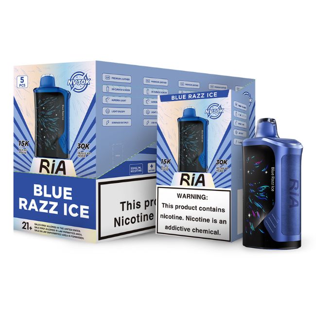 RIA NV30K POWERED BY GEEKBAR 5% DISPOSABLE (75ML) PULSE MODE - 15K & REG. MODE - 30K PUFFS 5CT/ BOX - Image 3