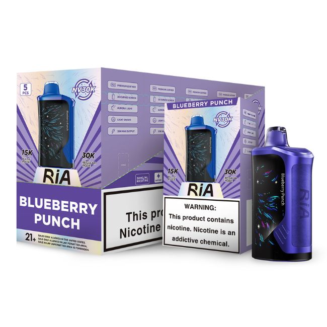 RIA NV30K POWERED BY GEEKBAR 5% DISPOSABLE (75ML) PULSE MODE - 15K & REG. MODE - 30K PUFFS 5CT/ BOX - Image 6