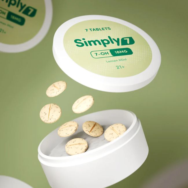 SIMPLY 7-OH HYDROXY LEMON MINT 18MG PER TABLET 7CT/6PK - Image 2