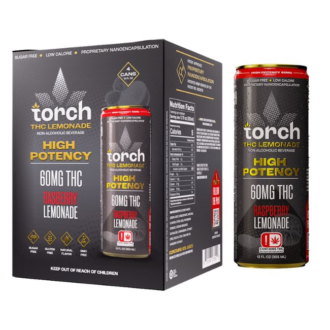 TORCH THC DRINK 60MG THC + 10MG CBD (12OZ 355ML/ CAN) 4CT/ BOX - Image 3