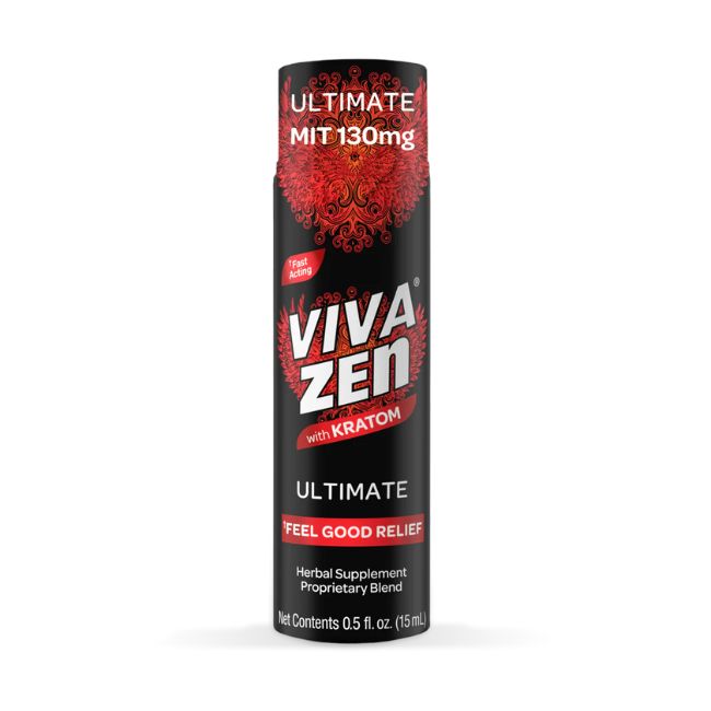 VIVA ZEN ULTIMATE EXTRACT 130MG MIT 15ML KRATOM SHOT 12CT/ BOX - Image 2
