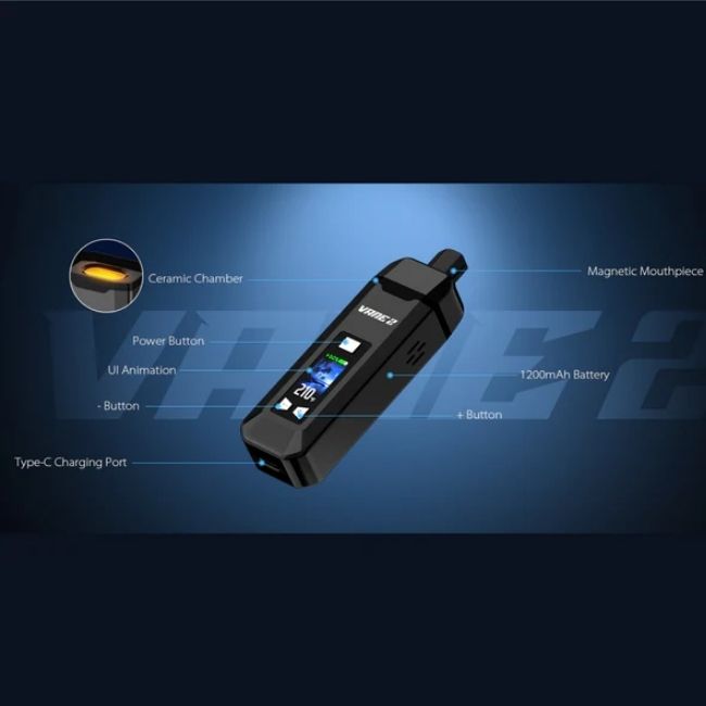 YOCAN VANE 2 1200mAH PORTABLE HERB VAPORIZER KIT - Image 4