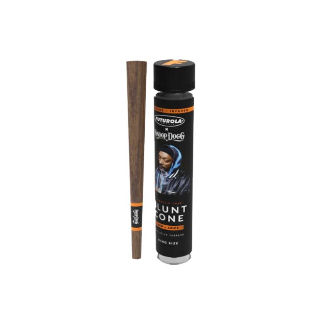 SNOOP DOGG X FUTUROLA EXCLUSIVE TERPENE INFUSED KING SIZE BLUNT CONES 12CT/ BOX - Image 2