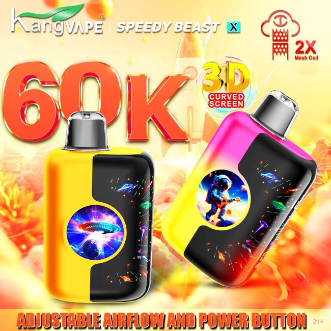 KANGVAPE SPEEDY BEAST X 3% DISPOSABLE (100ML) PULSE MODE - 30K & REG. MODE - 60K PUFFS 5CT/ BOX - Image 6