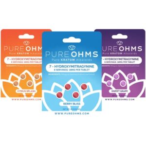 PURE OHMS 7 HYDROXYMITGRAGYNINE 18MG PER TABLET 4CT/10PK