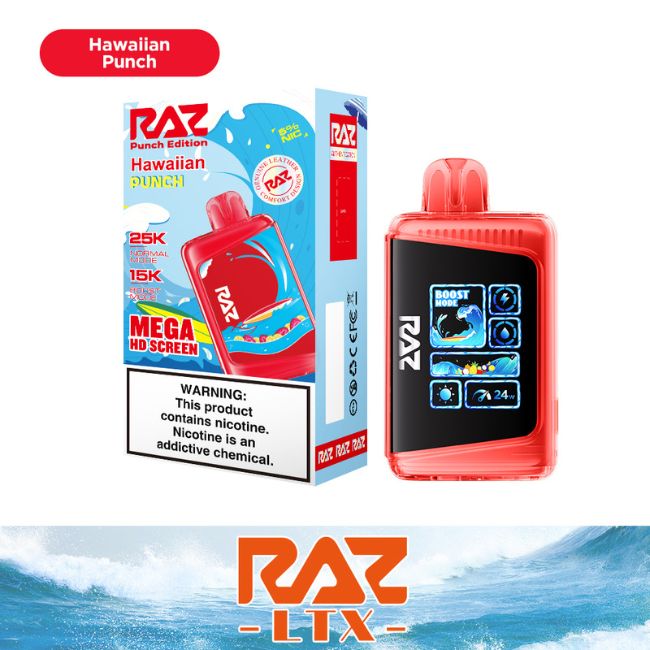 RAZ LTX PUNCH EDITION 5% DISPOSABLE (80ML) 25K PUFFS 5CT/ BOX - Image 5