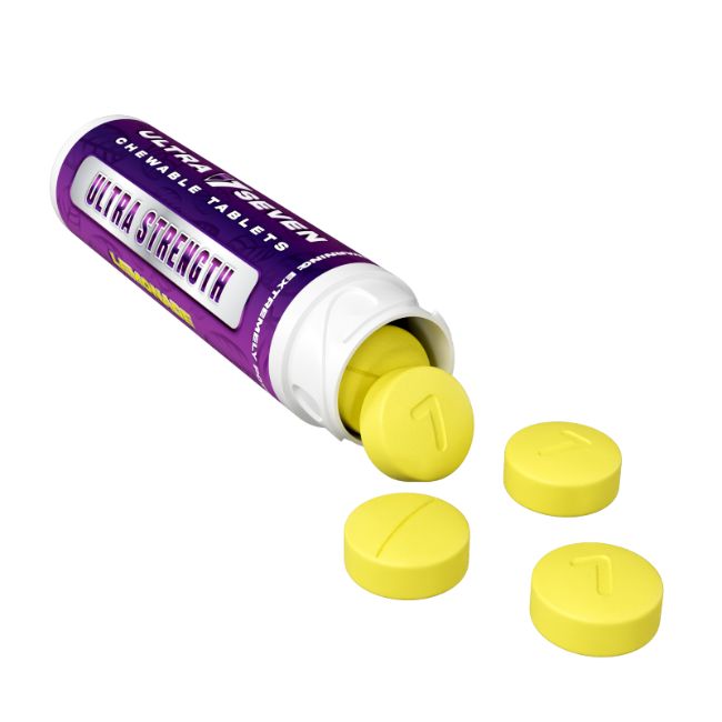ULTRA 7 SEVEN ULTRA STRENGHT HYDROXY CHEWABLE 20MG PER TABLET 10CT/6PK - Image 5