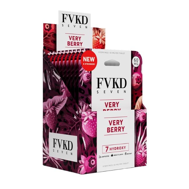 FVKD 7 HYDROXY KRATOM EXTRACT 60MG PER TABLET 4CT/10PK - Image 3