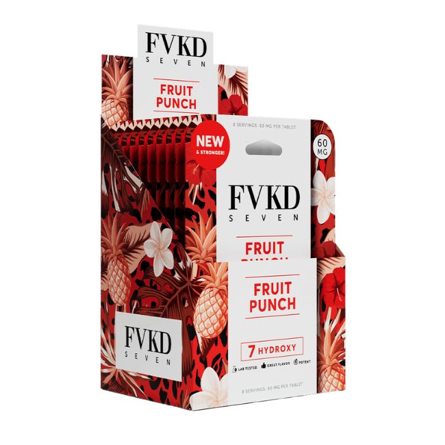 FVKD 7 HYDROXY KRATOM EXTRACT 60MG PER TABLET 4CT/10PK - Image 4
