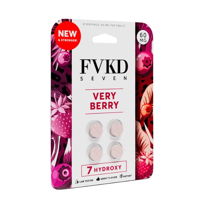 FVKD 7 HYDROXY KRATOM EXTRACT 60MG PER TABLET 4CT/10PK - Image 7