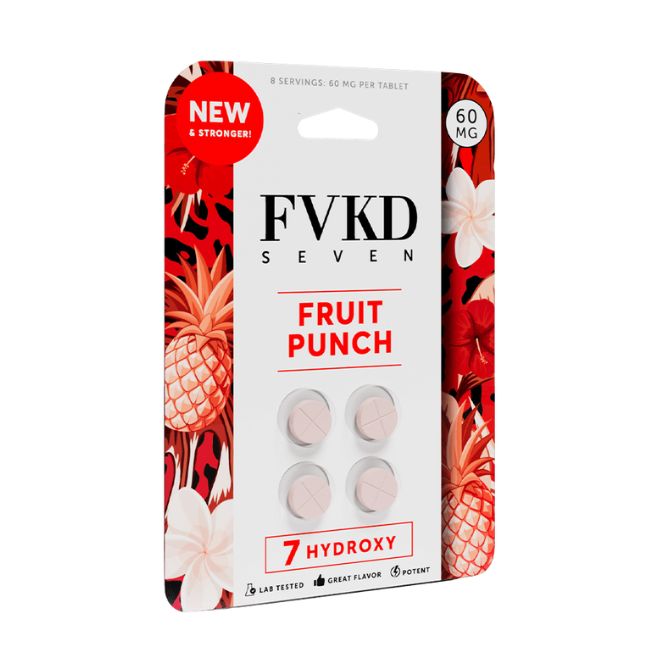FVKD 7 HYDROXY KRATOM EXTRACT 60MG PER TABLET 4CT/10PK - Image 8