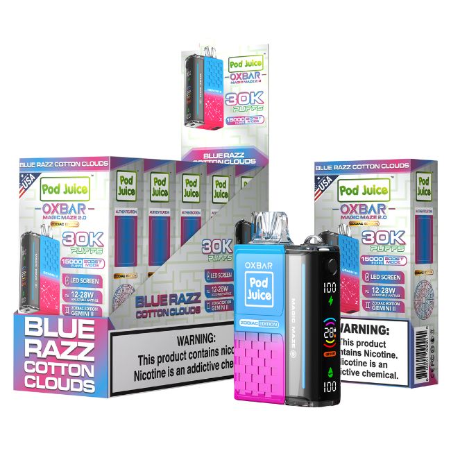 OXBAR ZODIAC MAGIC MAZE 2.0 5% POD JUICE DISPOSABLE (65ML) 30K PUFFS 5CT/ BOX - Image 2