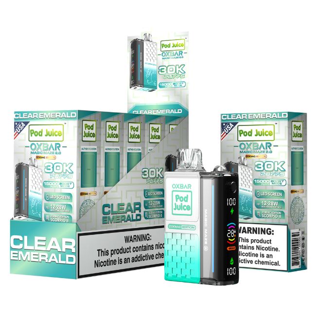 OXBAR ZODIAC MAGIC MAZE 2.0 5% POD JUICE DISPOSABLE (65ML) 30K PUFFS 5CT/ BOX - Image 5