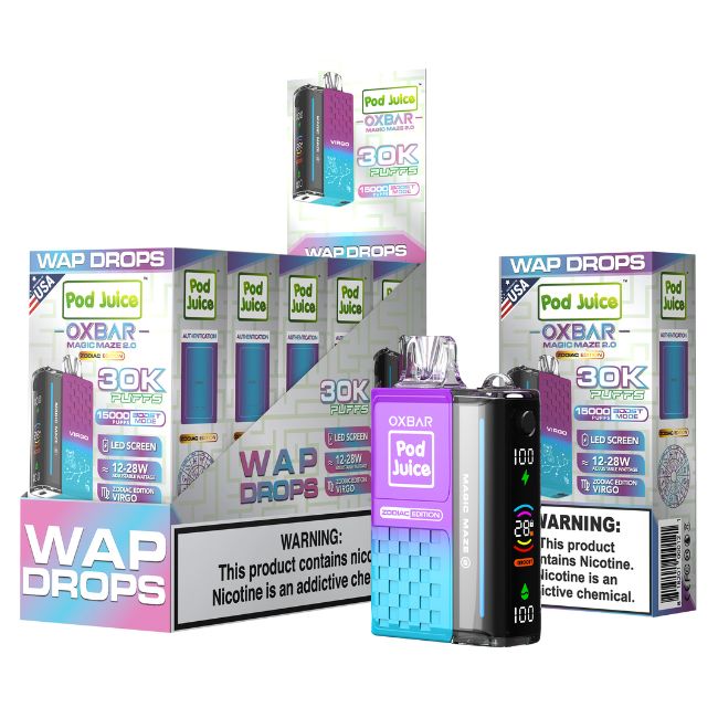 OXBAR ZODIAC MAGIC MAZE 2.0 5% POD JUICE DISPOSABLE (65ML) 30K PUFFS 5CT/ BOX - Image 9