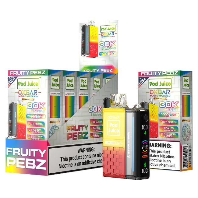 OXBAR ZODIAC MAGIC MAZE 2.0 5% POD JUICE DISPOSABLE (65ML) 30K PUFFS 5CT/ BOX - Image 10