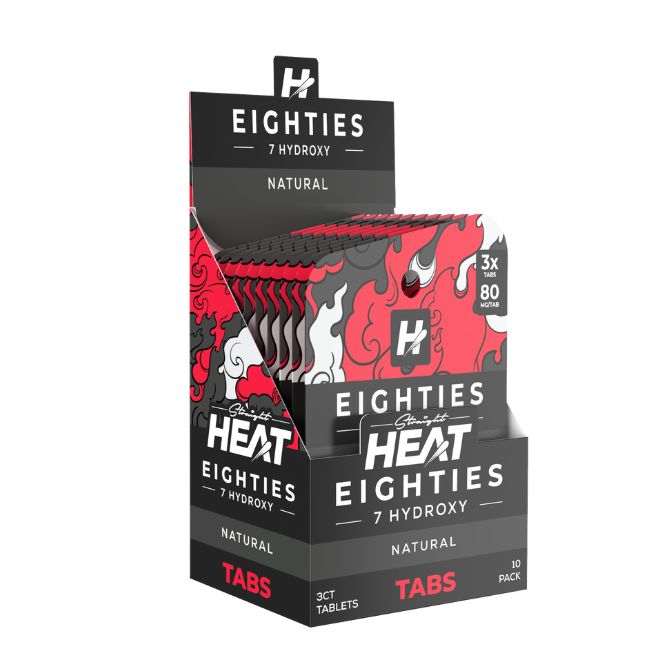 STRAIGHT HEAT EIGHTIES 7-HYDROXY 80MG PER TABLET 3CT/10PK - Image 3
