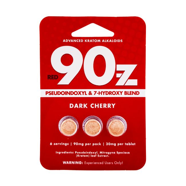 90Z PSEUDO & 7-HYDROXY BLEND RED 30MG PER TABLET 3CT/10PK - Image 3