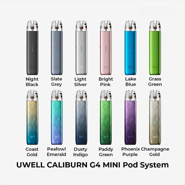 UWELL CALIBURN G4 MINI 1100mAH POD SYSTEM STARTER KIT - Image 4