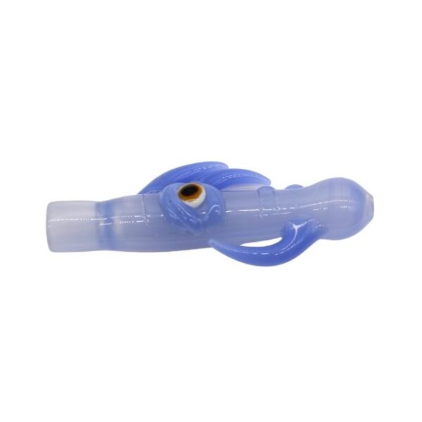 4.5'' COLOR TUBE EYE LOCKET WITH HORN CHILLUM