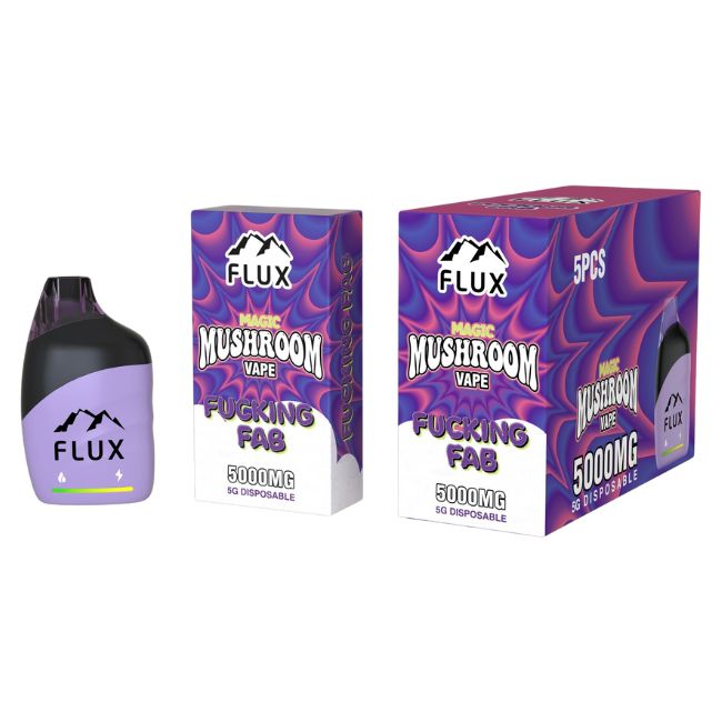 FLUX MAGIC MUSHROOM VAPE 5GM DISPO 5CT/ BOX - Image 6
