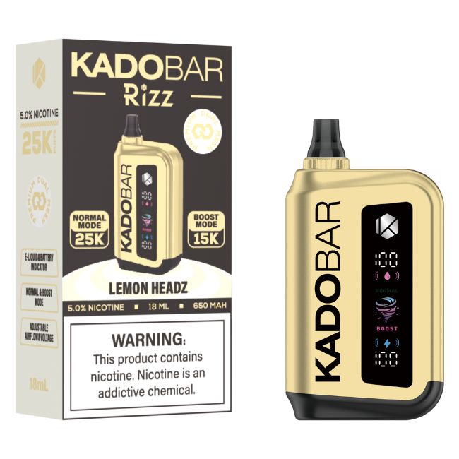 KADO BAR RIZZ 5% DISPOSABLE (90ML) BOOST. MODE - 15K & NORM. MODE - 25K PUFFS 5CT/ BOX - Image 5