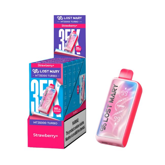 LOST MARY MT35000 TURBO 5% DISPOSABLE (90ML) 35K PUFFS 5CT/ BOX - Image 4