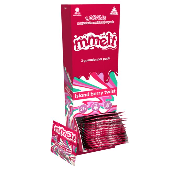 MMELT MAGIC MUSHROOM ENHANCED MICRODOSE 2GM X 3PK GUMMIES 20CT/ BOX - Image 6