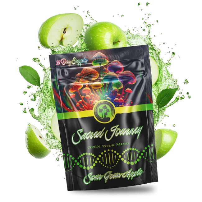 SACRED JOURNEY PREMIUM MUSHROOM MICRO DOSE GUMMIES 30CT/10PK - Image 2