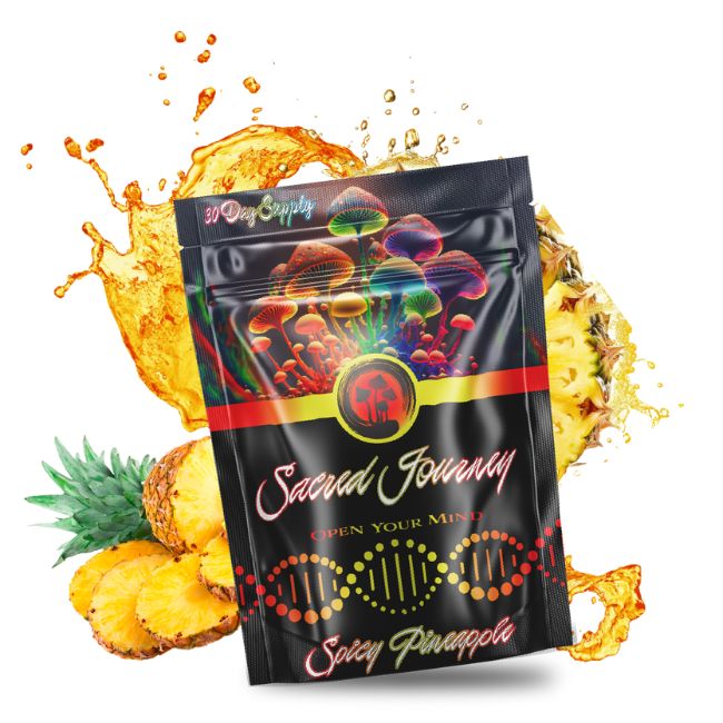 SACRED JOURNEY PREMIUM MUSHROOM MICRO DOSE GUMMIES 30CT/10PK - Image 4
