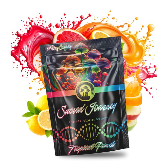 SACRED JOURNEY PREMIUM MUSHROOM MICRO DOSE GUMMIES 30CT/10PK - Image 5