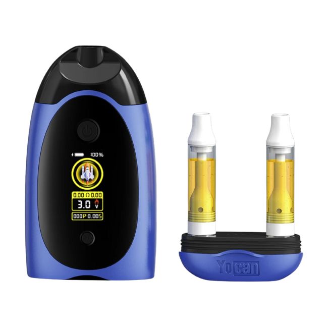 YOCAN DUBB 510 THREAD 750mAH DUAL CART VAPE BATTERY - Image 3