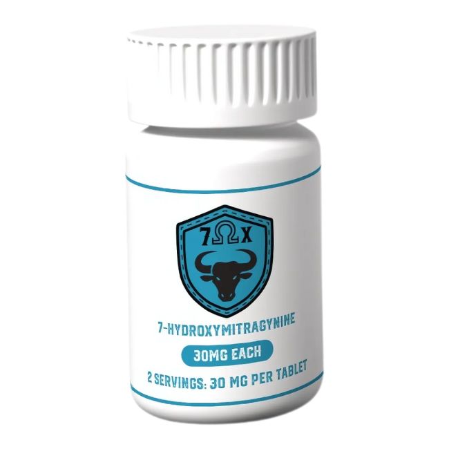 7OX 7-HYDROXYMITRAGYNINE 30MG PER TABLET 10CT/ JAR - Image 2
