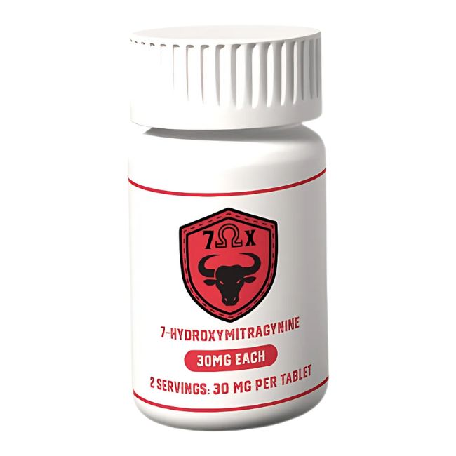 7OX 7-HYDROXYMITRAGYNINE 30MG PER TABLET 10CT/ JAR - Image 3