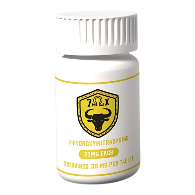7OX 7-HYDROXYMITRAGYNINE 30MG PER TABLET 10CT/ JAR - Image 4