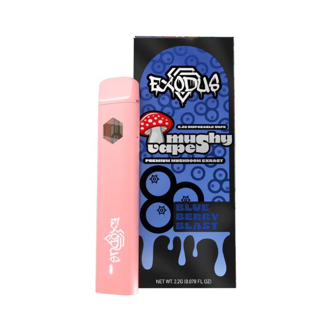 EXODUS MUSHY VAPE PREMIUM MUSHROOM EXTRACT 2.2GM DISPO 6CT/ BOX - Image 2