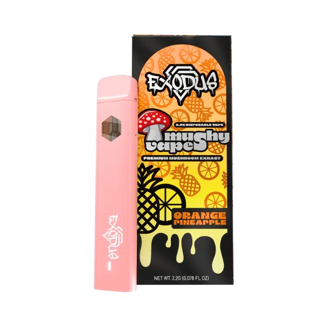 EXODUS MUSHY VAPE PREMIUM MUSHROOM EXTRACT 2.2GM DISPO 6CT/ BOX - Image 5