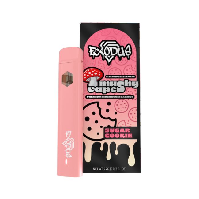 EXODUS MUSHY VAPE PREMIUM MUSHROOM EXTRACT 2.2GM DISPO 6CT/ BOX - Image 10